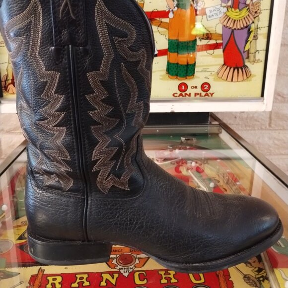 Twisted X Cowboy Western Men's Boots 10.5 D Black - Picture 4 of 11